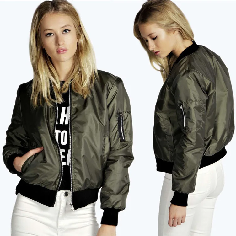 Brand Top Quality Woman font b Jacket b font Loose Sleeve Autumn Short font b Jacket