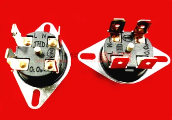 

2PCS,KSD302X T 93 degrees 16A 250V 93C 4 feet manually reset the thermostat switch water heater anti-dry thermostat