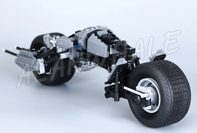 358pcs Super Heroes Batman Catwoman Catcycle Chase Bat-Pod Ultra Rare 07061 Figure Building Blocks