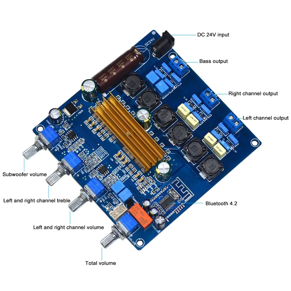 AIYIMA TPA3116 Bluetooth 4 2 усилители высокой мощности HiFi Цифровой аудио усилитель плата
