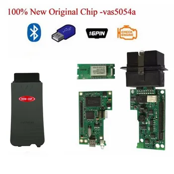 

2017 DHL FREE ! original import chip NEW top multi-language vas 5054a scanner version VAS5054 vas 5054 Bluetooth vas5054a