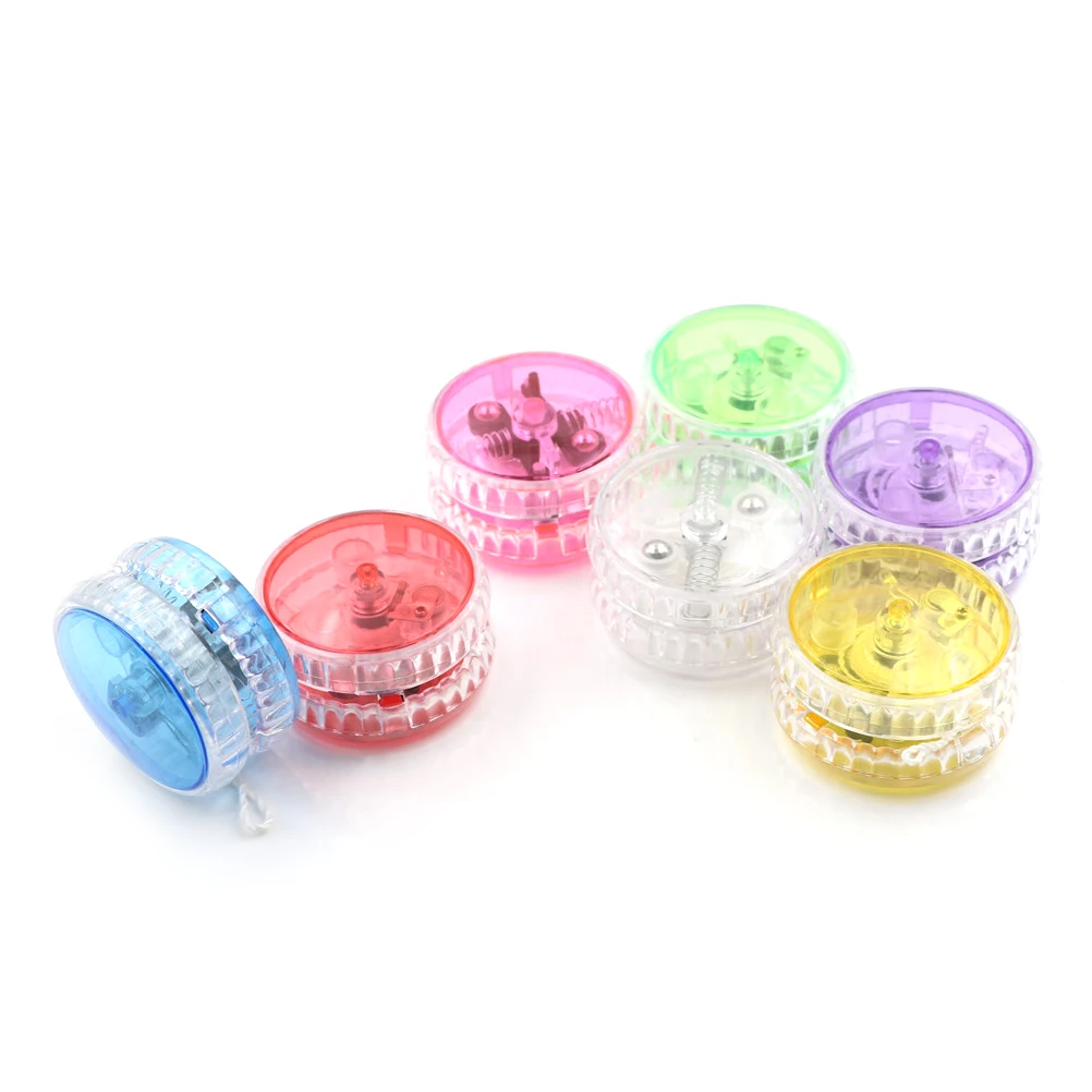 Pack of 10 Flashing LED Yo Yo Ball Children Party Favors Yo-yo Game Supplies 
