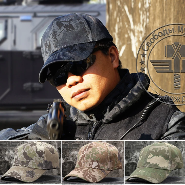 

Tactical Combat Airsoft Camouflage Quick Dry Baseball Golf Tennis Cap Outdoor Sports Hunting Fishing Cycling Camping Hiking Hats