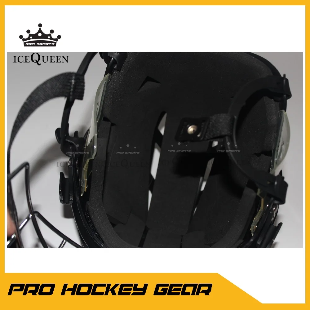 Лидер продаж! Про запас EPP внутри Лин сильная защита хоккейный шлем стальной лицевой щиток M, L белый и черный цвет