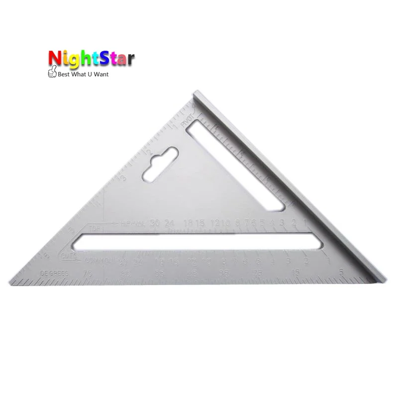 

7 Inch Triangle Ruler Alloy Woodworking Measuring Tool /Good Quality