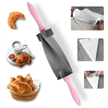 DIY Инструменты для выпечки, антипригарная Скалка тиснение торт Круассан Тесто Ролик для украшения торта ролик инструменты для выпечки
