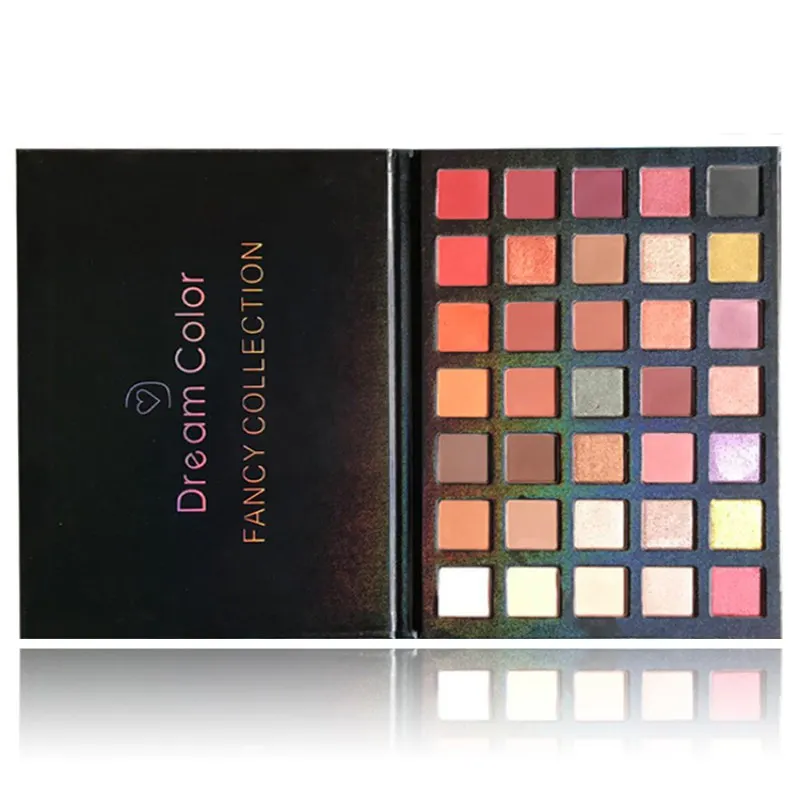 

35 Color Eyeshadow Palette Fancy Make up Warm Color Shimmer Matte Eye Shadow Cosmetic Beauty Makeup Cosmetic