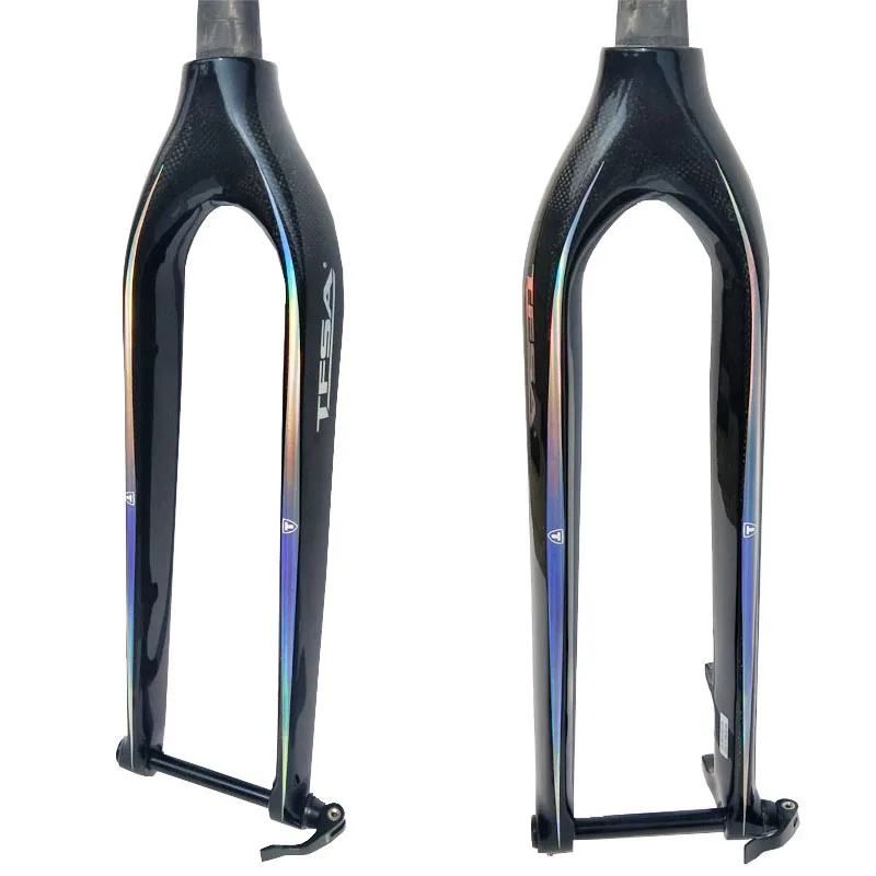 

BXTJAV Fork 29er mountain bike carbon mtb fork Bicicletas Rigid Tapered Thru Axle 15mm bicycle Fork super light carbon fork