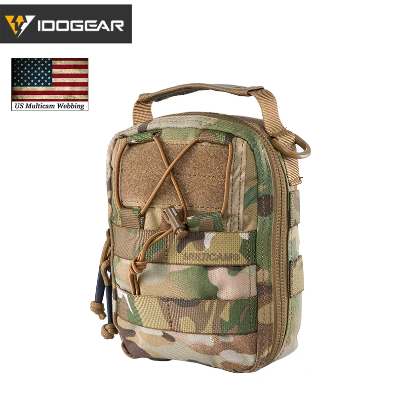 

IDOGEAR Tactical Medical Pouch MOLLE First Aid EMT Utility Pouch IFAK Airsoft Hunting Nylon First Aid Bag 3523