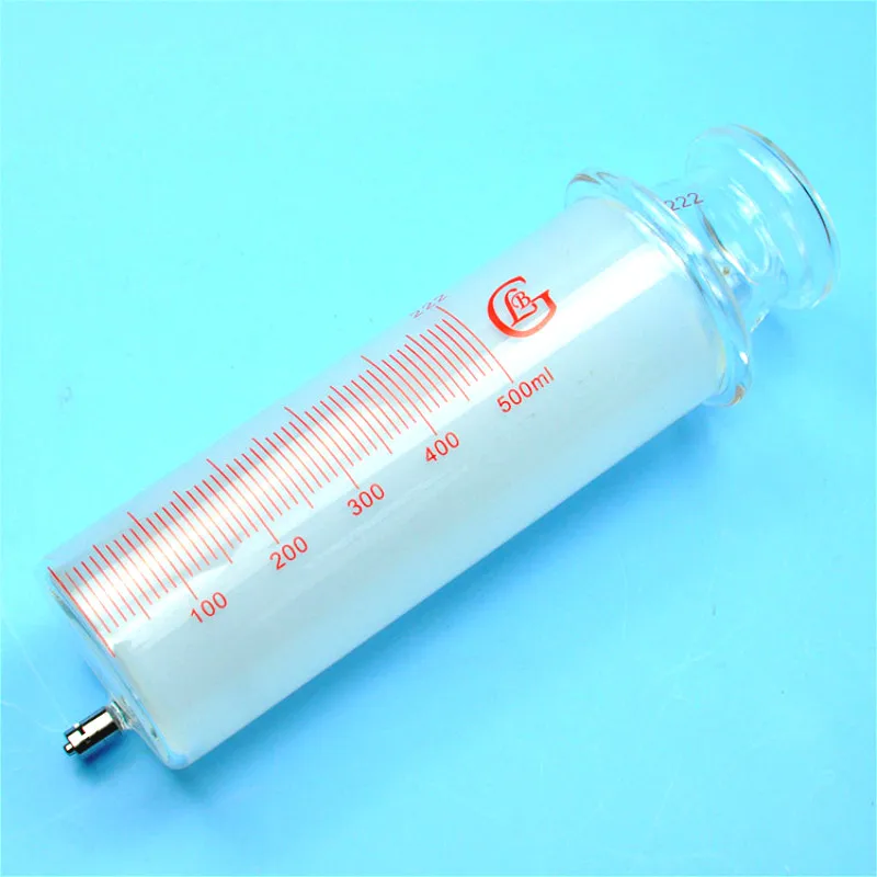 Buy Large Glass Syringes 500ml With Glass Caliber
