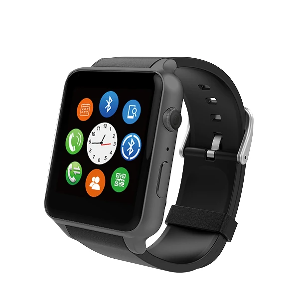 cмарт часы GT88 мужские женские, пульсометр, шагомер, тонометр,поддержка SIM, TF карта, Bluetooth, умные часы с камерой, фитнес браслет, браслет для телефона Android IOS - Цвет: Black