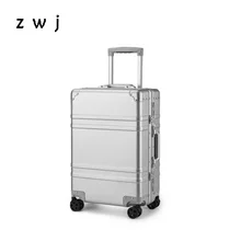 Alumnium Rolling Чемодан легкий Hardside путешествия тележка чемодан с вращающиеся колеса