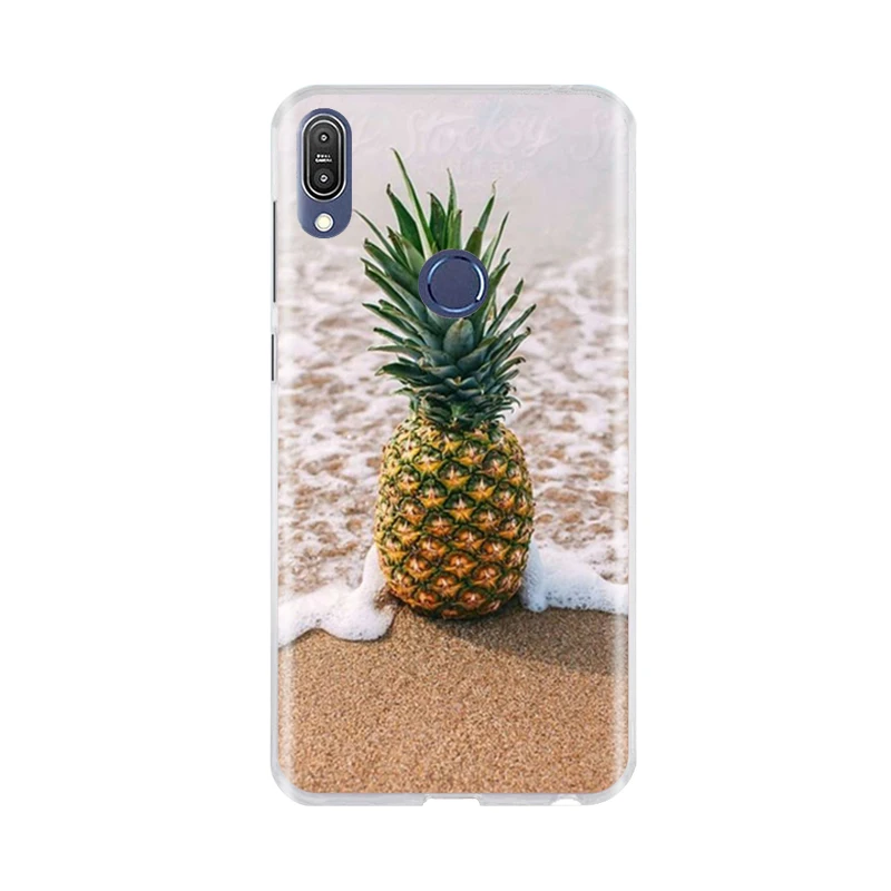 Чехол для Asus Zenfone Max Pro M1 ZB601KL силиконовый защитный 3D милый цветочный чехол ZB602KL X00TD