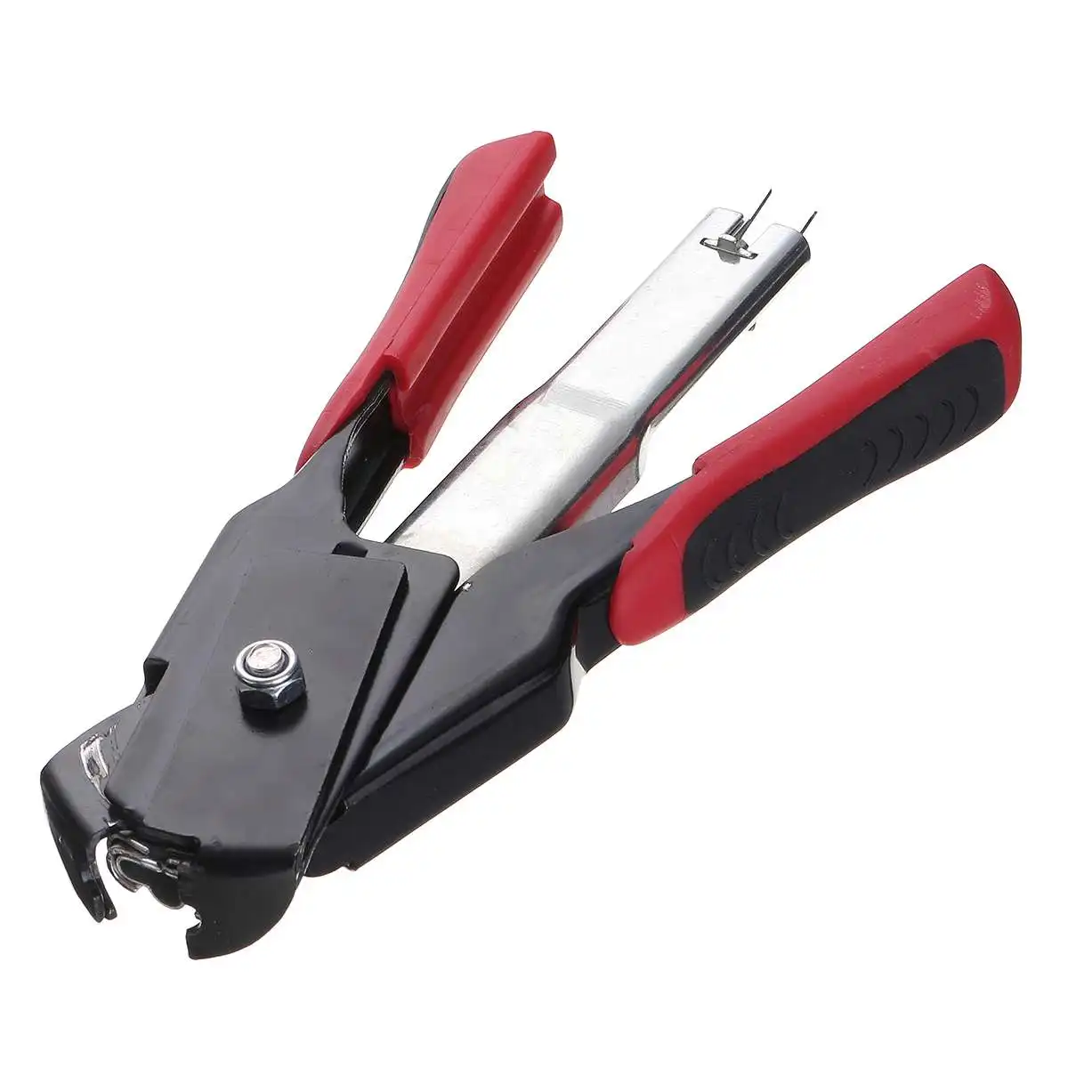 

HogRing Plires Fastening Clamp Installation Poultry Cage Plier & 2500 C Type Nails Chicken Rabbit FoxBird Dog Cage Clamp
