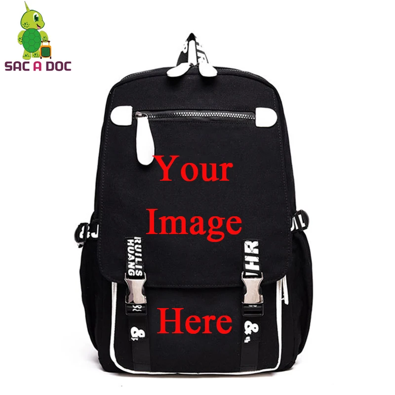 

Customize Your Image Backpack School Bags for Teenage Girls Boys Laptop Backpack Daily Backpack Women Men Casual Travel Bags