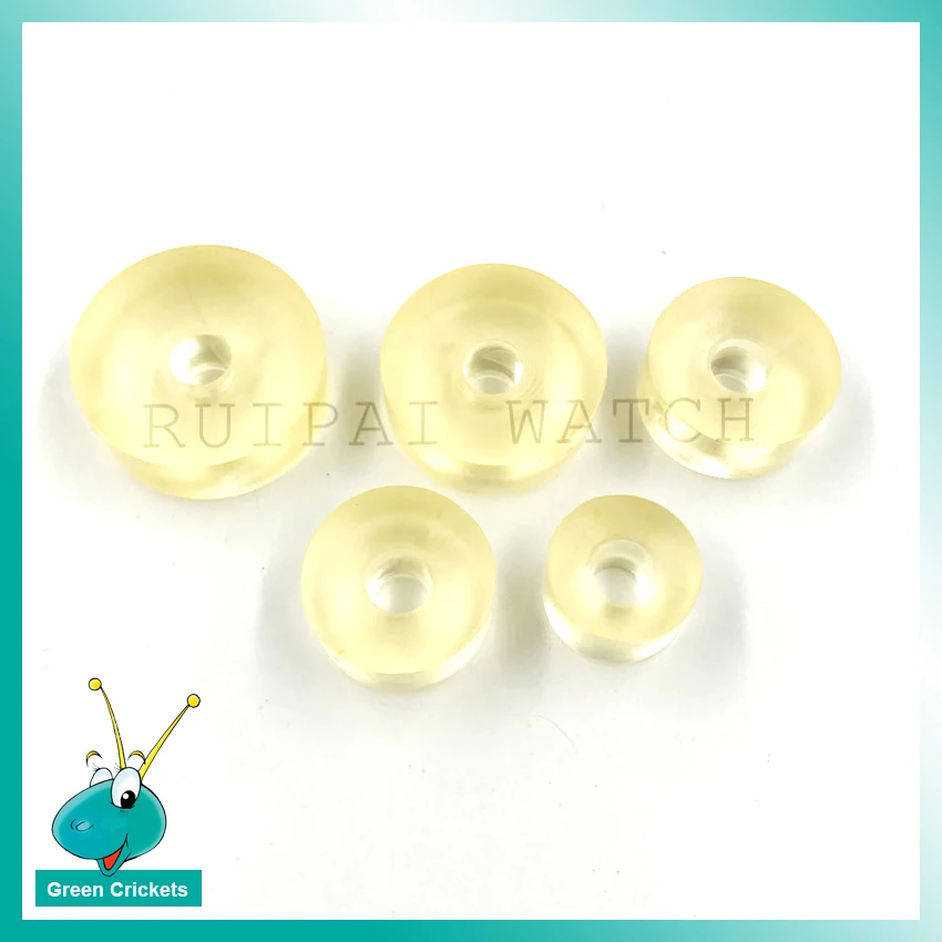 5pcs/set Assort Size Silicone Watch Movement Cushion,Watch Repair Tool