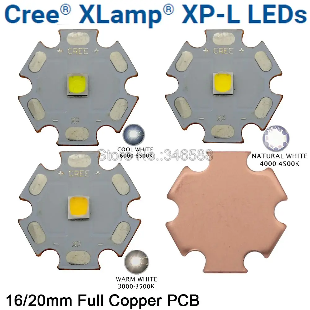 Светодиодный эмиттер высокой мощности Cree XPL 10 Вт чип светильник диодами белый