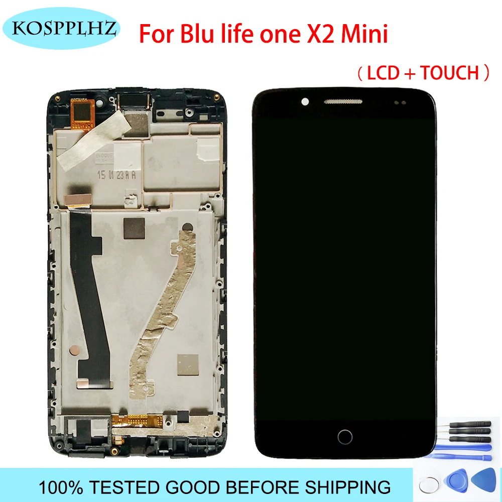 100% протестирован для UMI EMAX Mini ЖК дисплей и сенсорный экран в сборе с рамкой Замена
