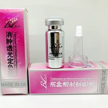 2 шт./партия постоянный макияж бровей фиксированная Линия Агент татуировки цвета управление ремонт крем для бровей Губы помощь