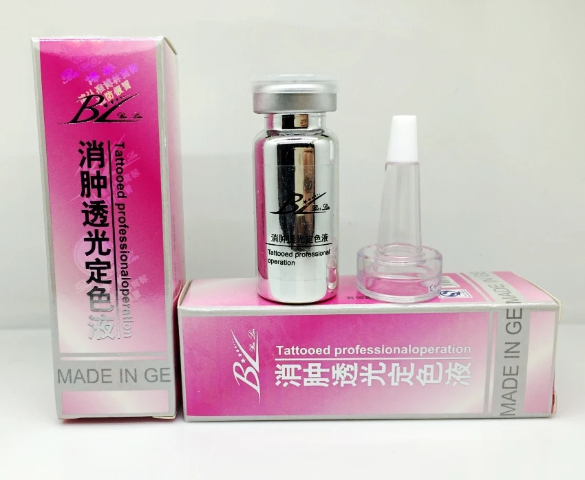 

2Pcs/lot Permanent Makeup Eyebrow Fixed-line Agent Tattoo Colors Operation Repairing Cream Eyebrow Lips Assistence