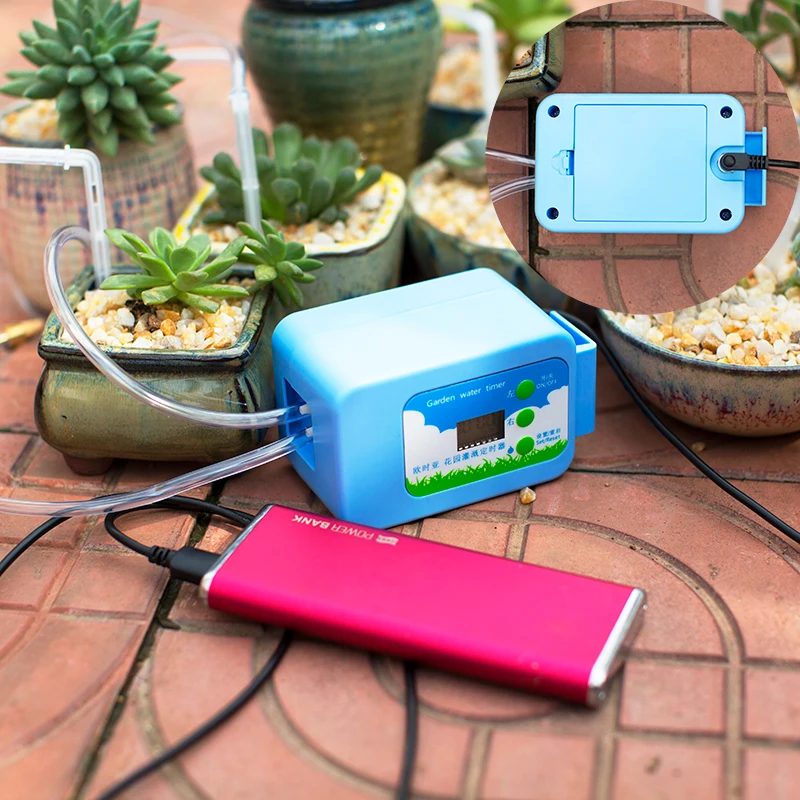 Automatic Drip Irrigation System Pump Controller Watering Kits with Built-in High Quality Membrane Pump Used Indoor Automatic Drip Irrigation System Pump Controller Watering Kits with Built-in High Quality Membrane Pump Used Indoor