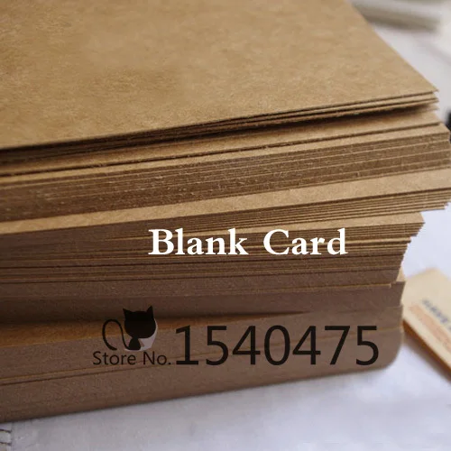 40 pcs/lot Diy Blank Kraft Mini Postcards Birthday Greeting Cards/Wedding Invitations Gifts Happy New Year Making Cards Yourself |