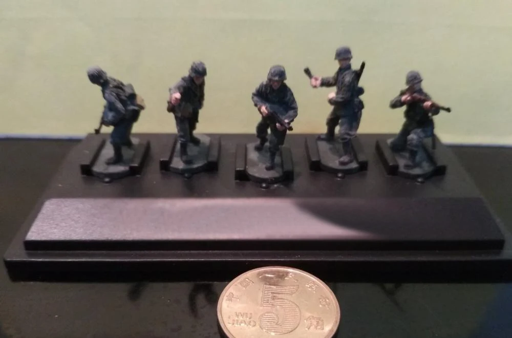 1/72 P803 немецкий пять солдат готовой цветной продукции коллокация Танк модель Военный материал сцены