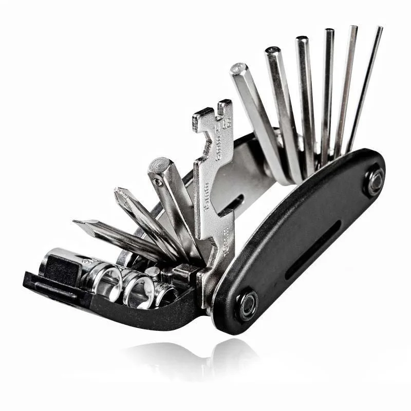 

16 In 1 Hex Wrench Sets Inner Hexagon Key Spanner Mountain Bicycle Repair Remover Chain Tools Kit Cycling MTB Bike Accessories