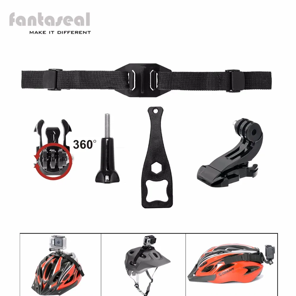 Шлем для экшн камеры 5 в 1 с вентиляцией на 360 градусов|kit for gopro|360 camera mount360 sjcam |