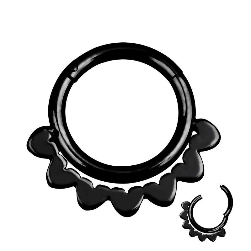 1 шт стальные пирсинг носа Daith Helix Пирсинг Серьга в нос Перегородка ухо Tragus Cartulage Captive Hoop Ring Labret Body Jewely Sexy