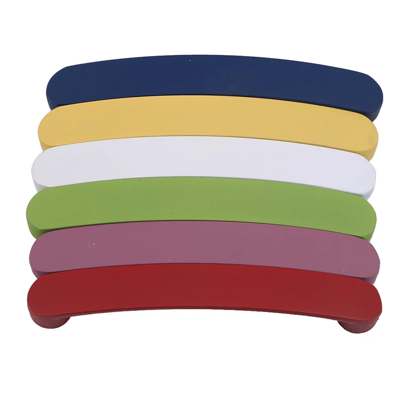 

Cartoon Children's Room Wardrobe Door Candy Color Handle Modern Simplicity Shoebox Door Drawer Handle Cabinet Knobs