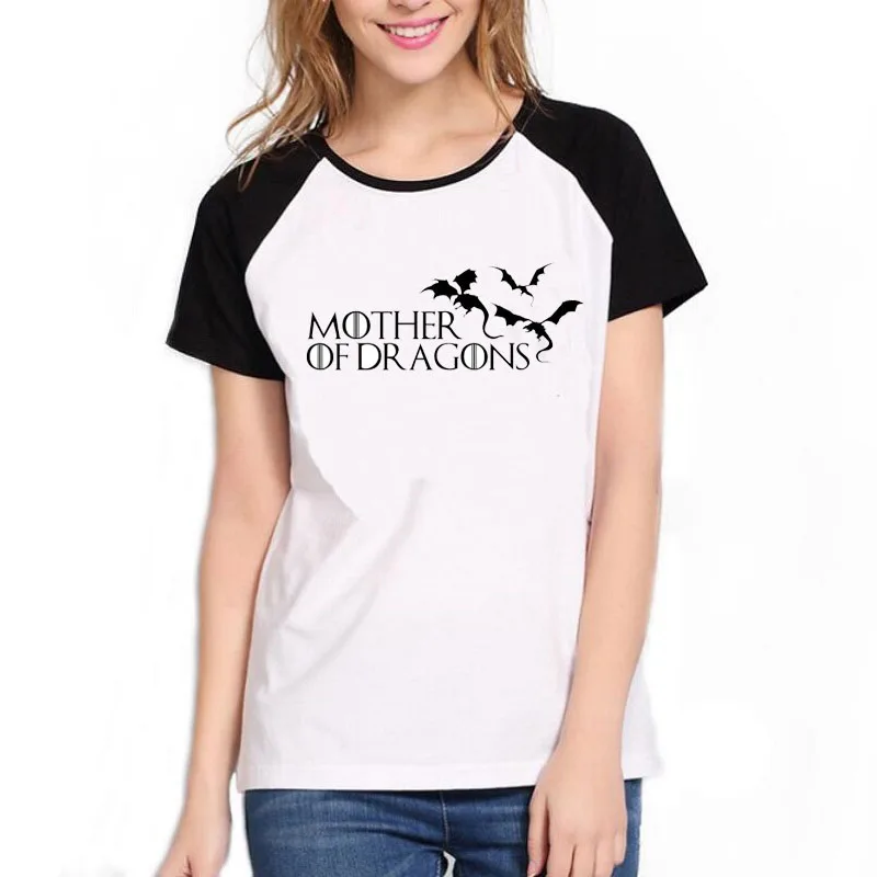 

game of thrones printed Mother of Dragons kawaii women summer t shirt harajuku lovely tops woman 2019 tee shirt tumblr clothing