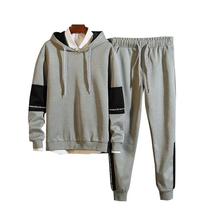 Bormandick Mens casual sets Autumn Tracksuit Male Sweatshirt Long Sleeve Pants Letter Casual Sportswear men Suits KXP18 M61-48 Bormandick Mens casual sets Autumn Tracksuit Male Sweatshirt Long Sleeve Pants Letter Casual Sportswear men Suits KXP18 M61-48