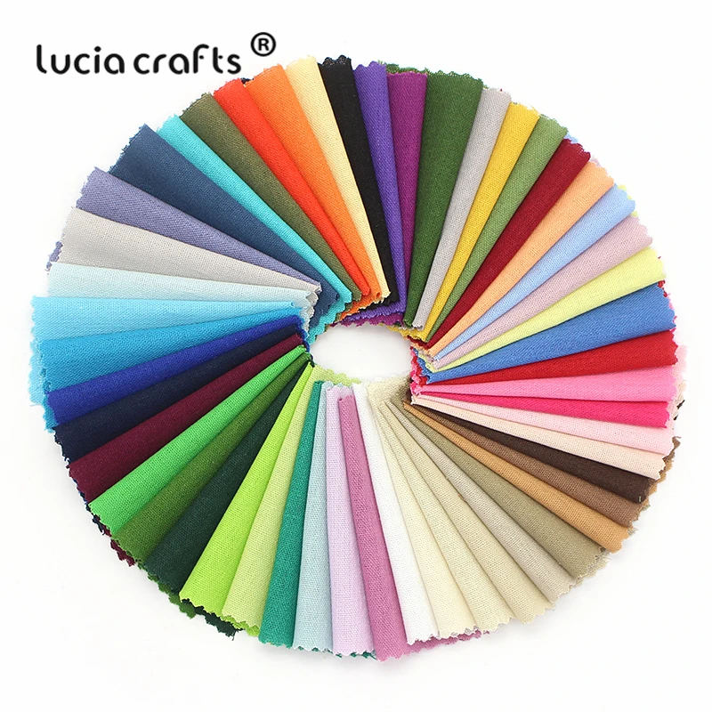 

Lucia Crafts 15pcs 20*25cm Random mixed Fabric Patchwork Tissue DIY Quilting Sewing Scrapbooking Fabric Materials H0910