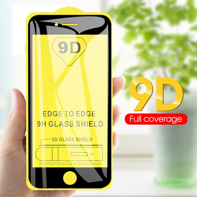 9D закаленное стекло для Apple iPhone 7 Защита экрана 6 8 Plus защитное aiphone i7 aphone 7Plus