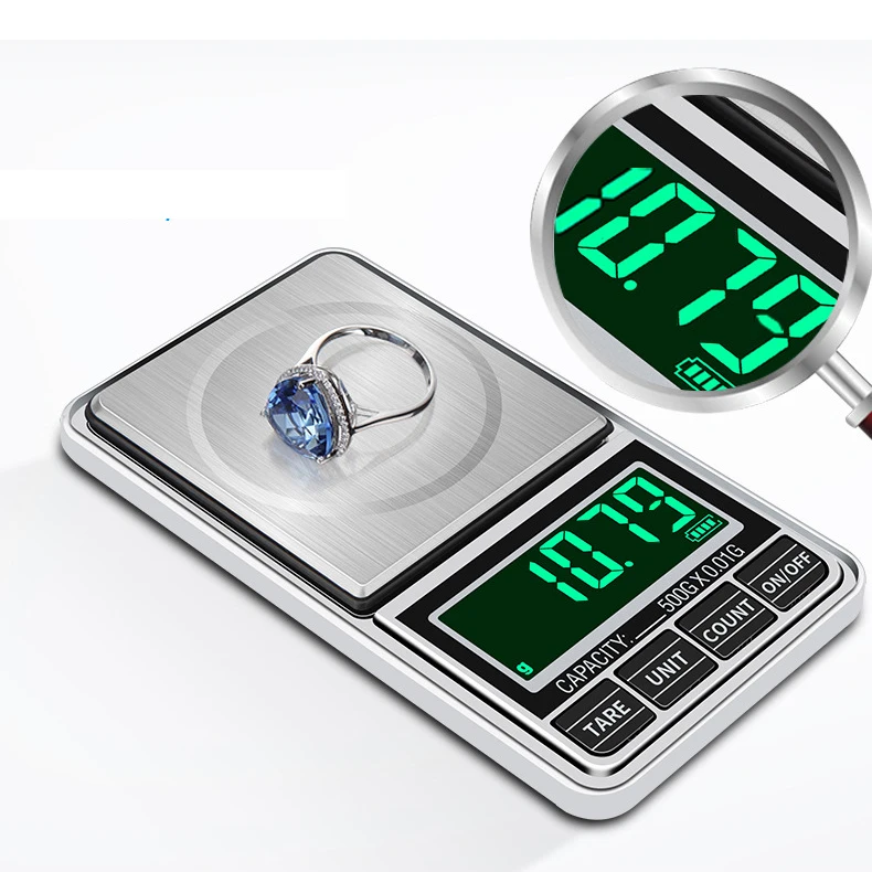 Digital Scale Mini Precision 0.01g /0.1g pocket Digital Scales For Gold Bijoux Sterling jewelry weight Balance Gram Electronic Scales