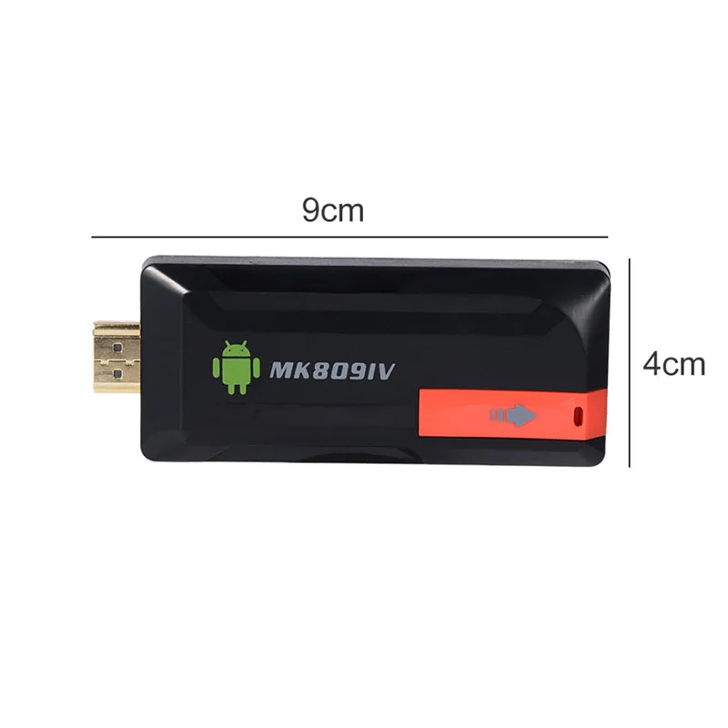 Превосходное качество высокое разрешение MK809IV 1G/8G Android 7,1 tv Dongle Box четырехъядерный мини-ПК 1080P Full-HD 3D медиаплеер Kodi