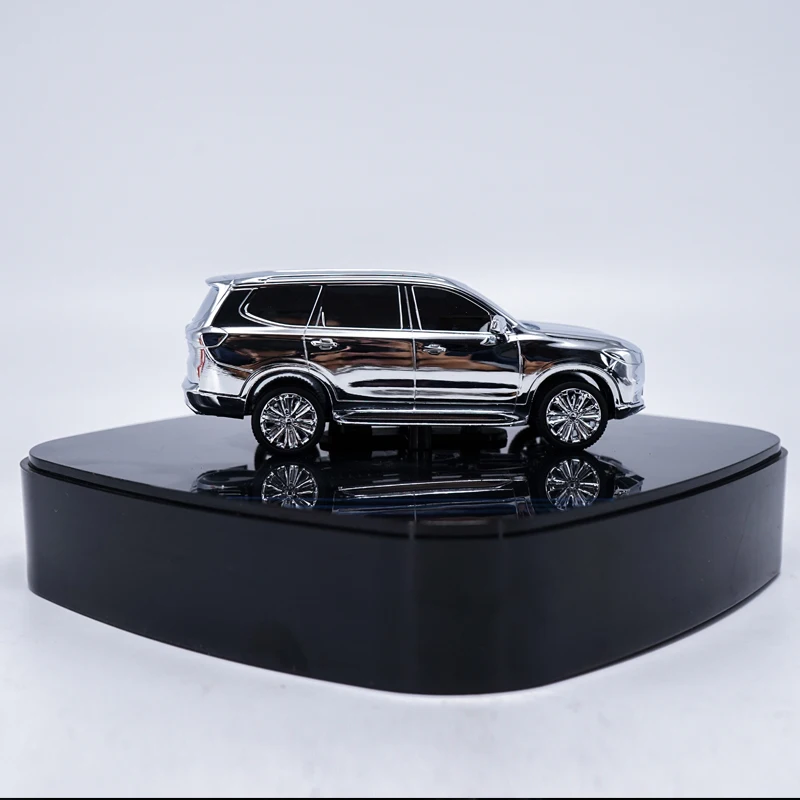 Высокое качество подарочная коробка модель автомобиля, высокая моделирования MAXUS D90 вне дорожными автомобилями 1:43 коллекция подарочной коробке плакировка Серебряный модель