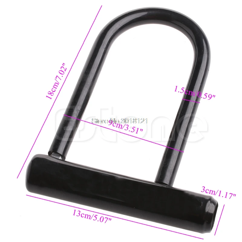 Универсальная стальная цепь U Lock для велосипеда мотоцикла скутера|Велосипедный