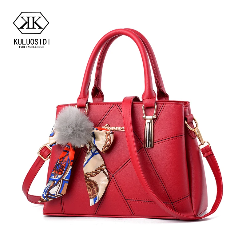 À Pour noir bourgogne Arc En Messager bleu Beige Sacs Cuir Main Rubans rose Les De Sac 2018 Femme Bandoulière Femmes 5HAzaWY