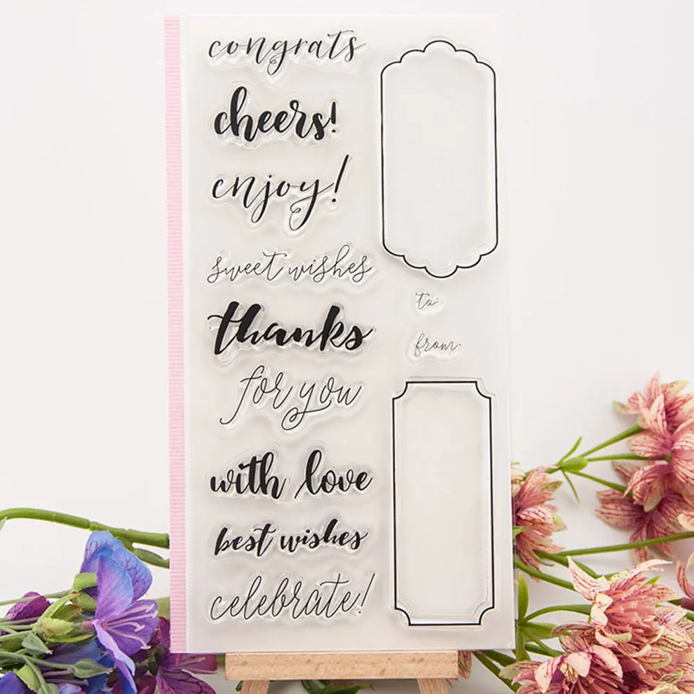 

Hot Sale DIY Hand Account Manual Scrapbooking Finished Chapter Stamp Creative Pattern Transparent Seal