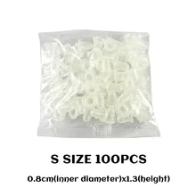 Татуировка пигмент чашки Силиконовые Чернила чашки u-образный силиконовые чашки небольшой размер постоянный макияж бровей татуировка поставляет татуировку инструменты