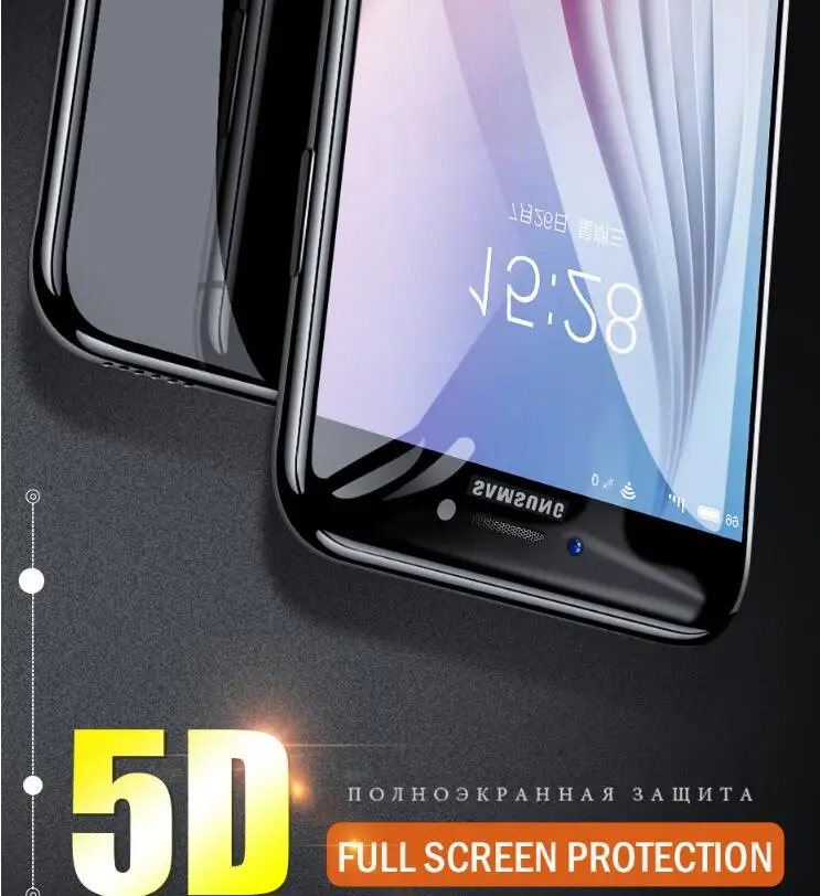 Защитное закаленное стекло 5D для samsung Galaxy A3 A5 A6 A7 A8 PLUS / A520 A720 A320 A8/A9 STAR LITE