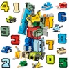 10Pcs Creative Transformation Number Robot Assembling Educational Blocks Action Figure Number Robot Deformation Robot Toy ► Photo 1/4