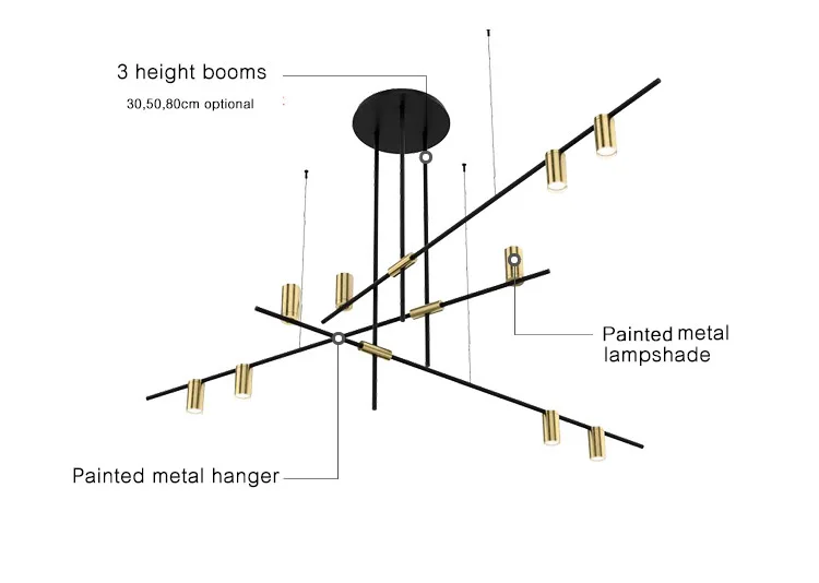 Скандинавский пост-современный нестандартный подвесной светильник ровные цилиндры гостиная столовая спальня индивидуальные подвесные лампы