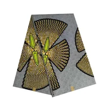 Последний дизайн воск Африканский Анкара женщины напечатанные в ткани голландский блок хлопок 6 ярдов/шт Горячая V-L 619