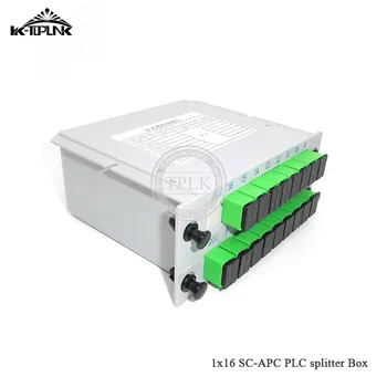 

5pcs free shipping 1*16 SC-APC Cassette Box Single Mode CATV FTTH PLC Splitter Card Inserting Module
