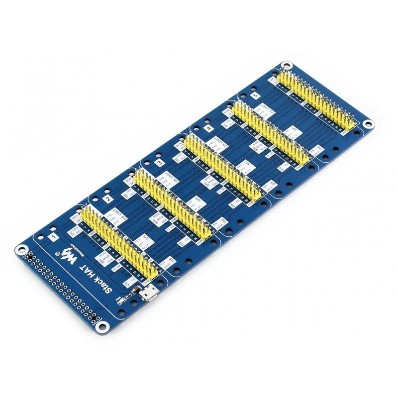 

Stack HAT I/O Expansion Kit with 5 Sets of 2x20 Pinheaders USB External Power Port for Raspberry Pi 3 Model B B+ Pi Zero Zero W