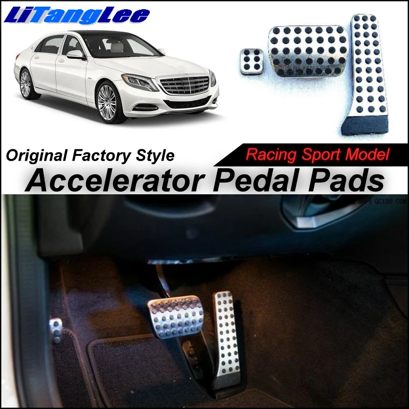 LitangLee Car Accelerator Pedal Pad Cover Sport Racing Design For