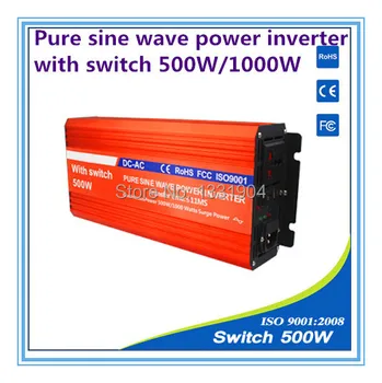 

pure sine wave power inverter 500W DC24V to AC220V inverter,solar power inverter with auto transfer switch,